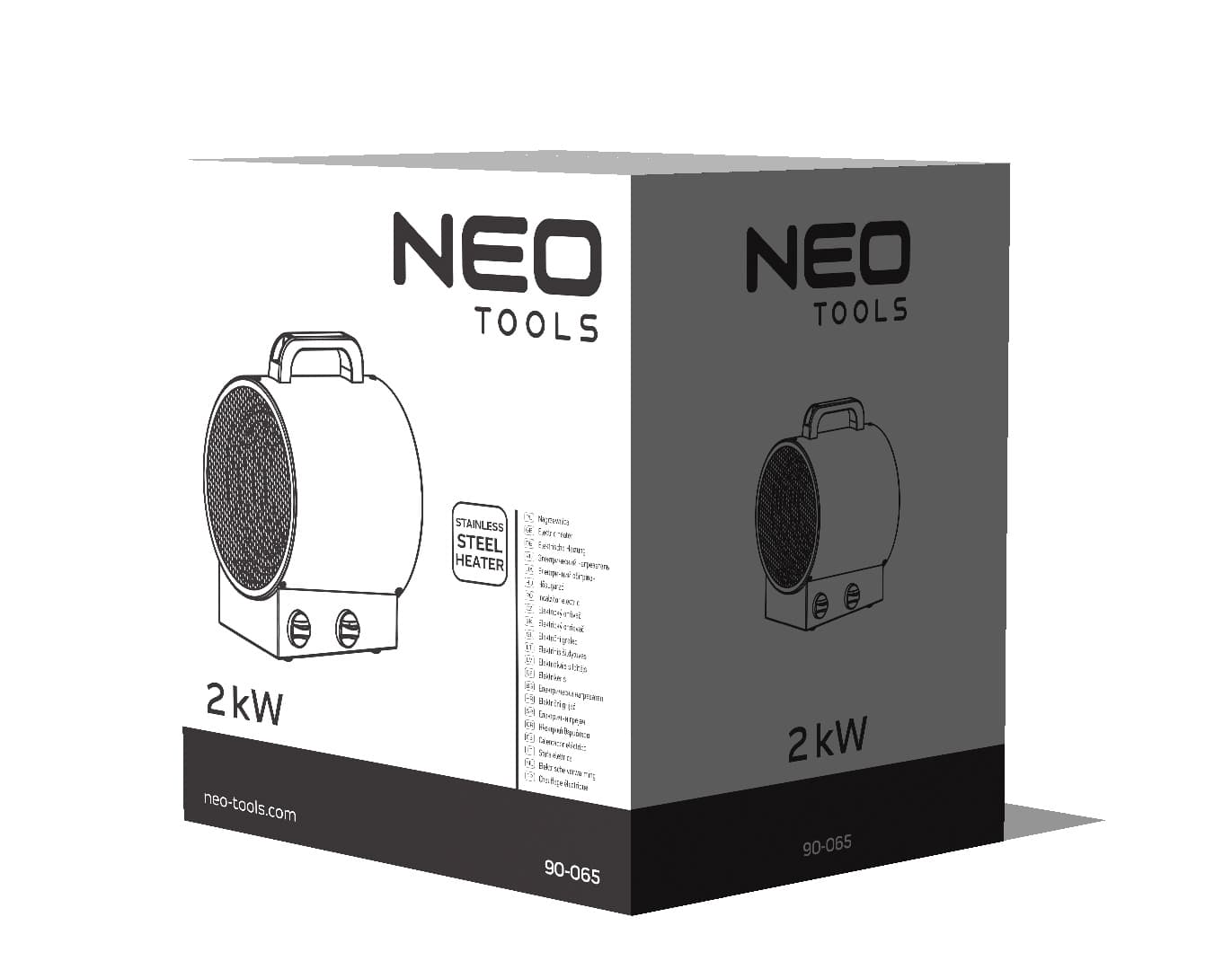 NEO TOOLS grelnik zraka, električni, 2kW industrijski 6