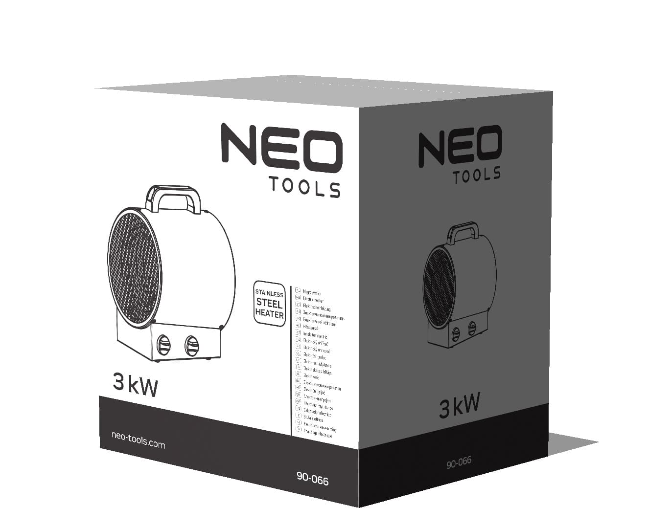 Industrijski električni grelnik NEO TOOLS, 3kW 6