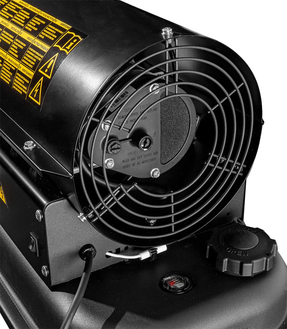 Olja grelna pištola NEO TOOLS 20kW, rezervoar 19l, brez koles 5