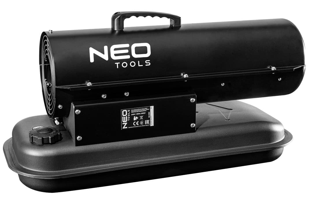 Olja grelna pištola NEO TOOLS 20kW, rezervoar 19l, brez koles 8