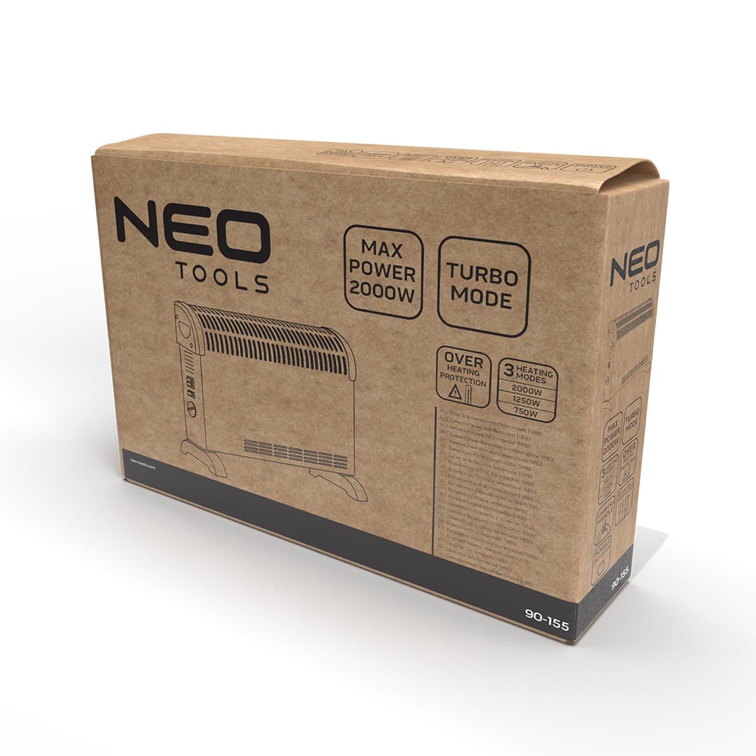 Konvekcijski grelnik NEO TOOLS 2000W s turbo in termostatom 2