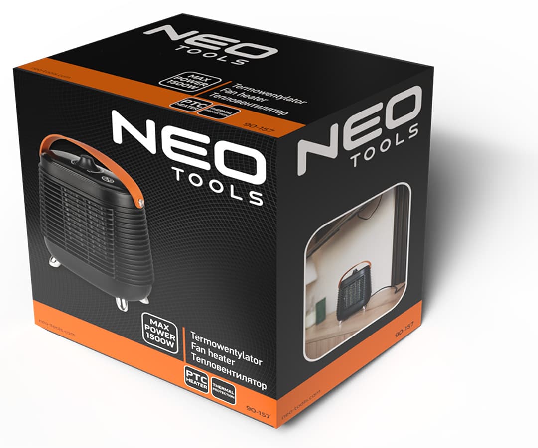 Termoventilator NEO TOOLS, 1500W, PTC grelec 5