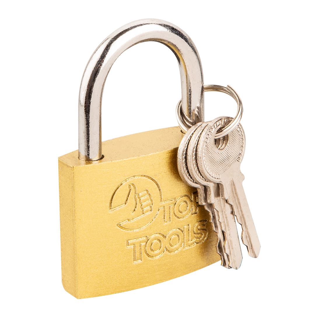Top Tools ključavnica 60 mm, z bakreno prevleko