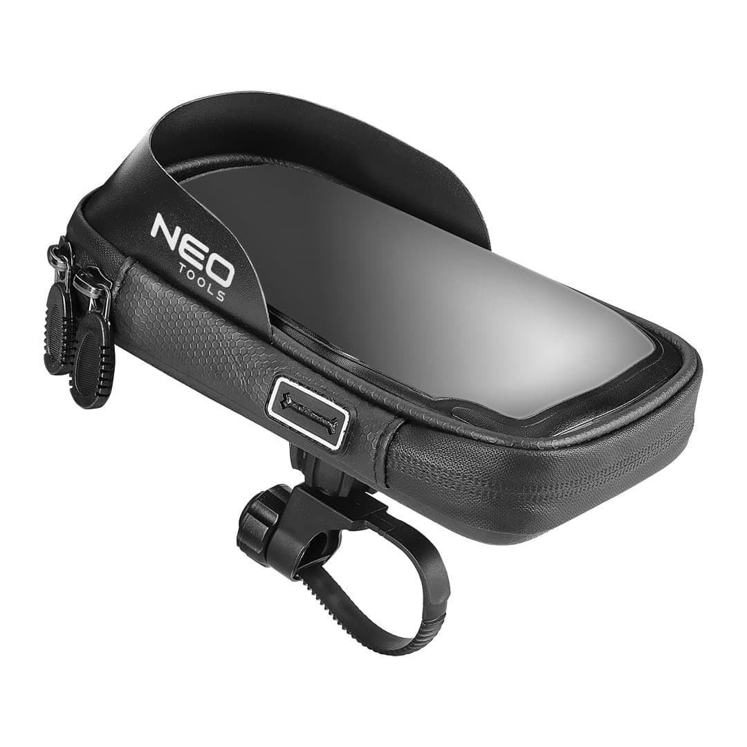 NEO TOOLS Vodoodporna torba za kolo z držalom za telefon, PU/EVA