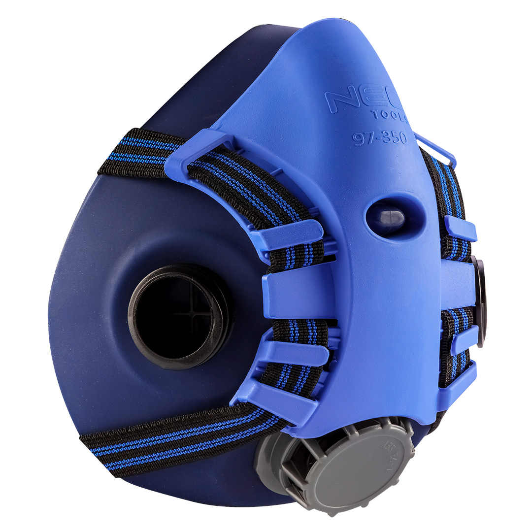 NEO TOOLS silikonska polmaska za 2 filtru