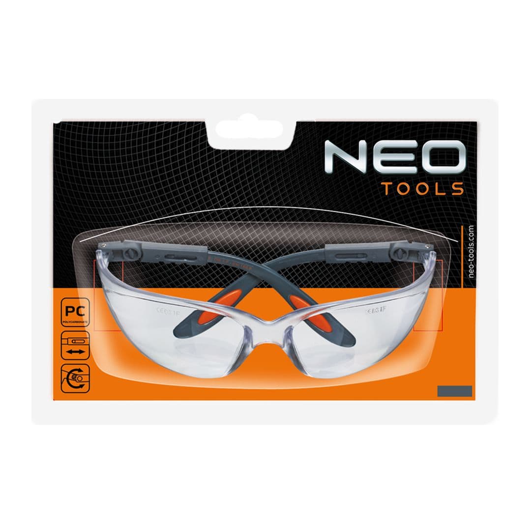 NEO TOOLS zaščitna očala, prozorna leča 2