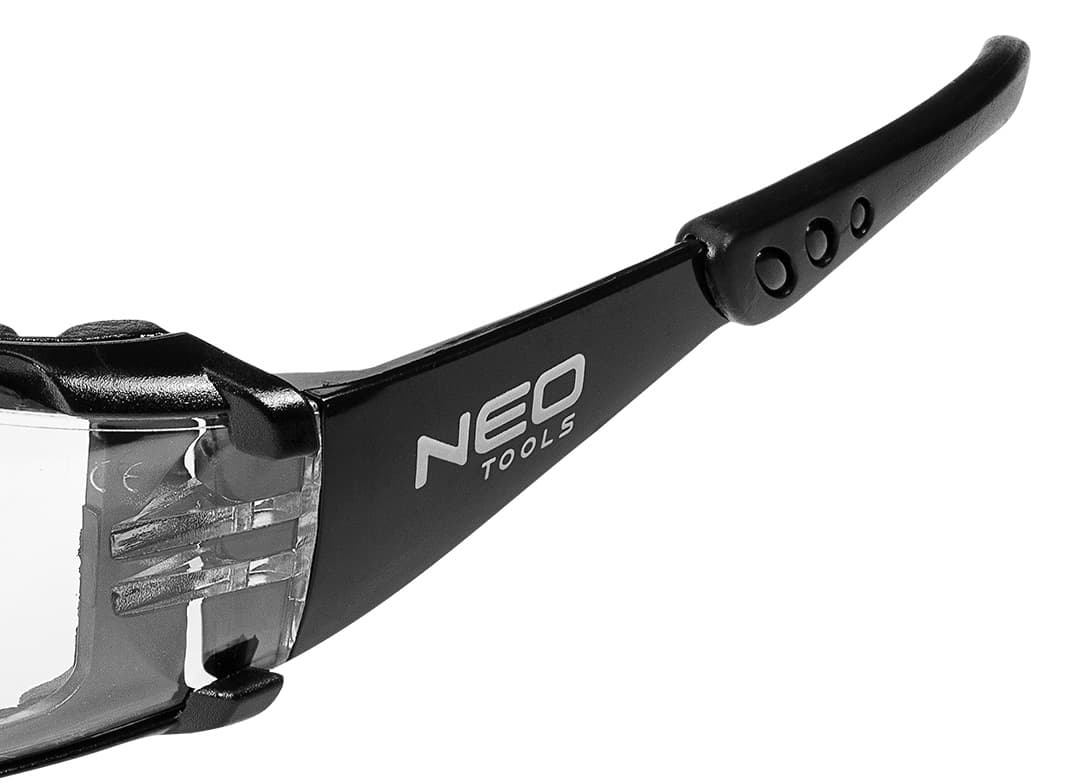 NEO TOOLS Zaščitna očala s penasto obrobo, prozorna, FT 8