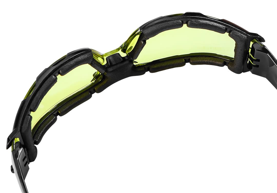 NEO TOOLS Zaščitna očala s penasto obrobo, rumena, FT 4