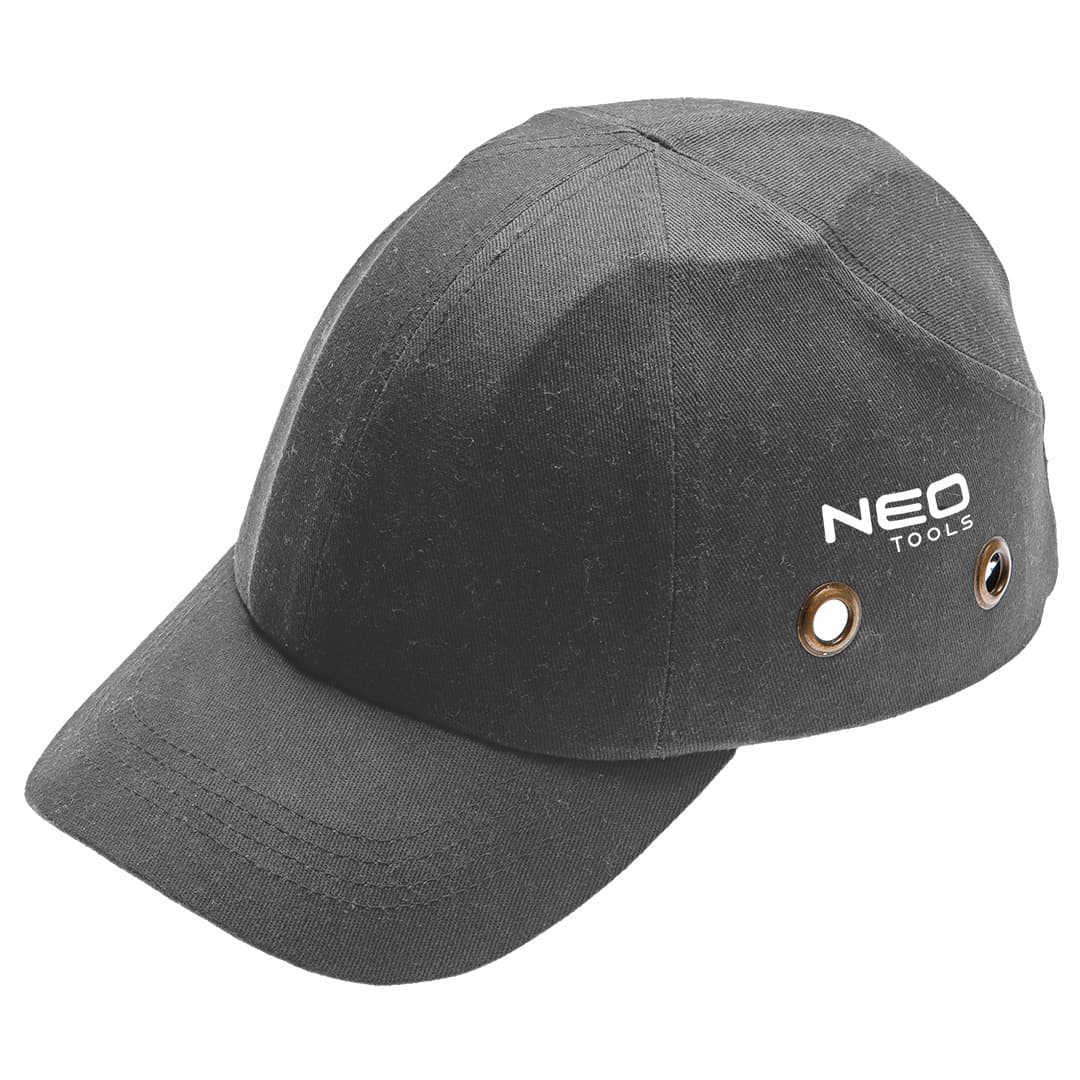 NEO TOOLS Šivana kapa z ojačitvijo, siva, CE