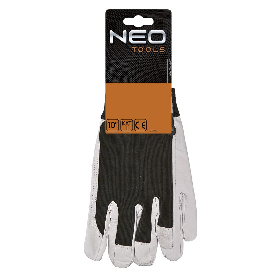 NEO TOOLS Delovne rokavice, usnje, Velcro, Velikost 10" 4