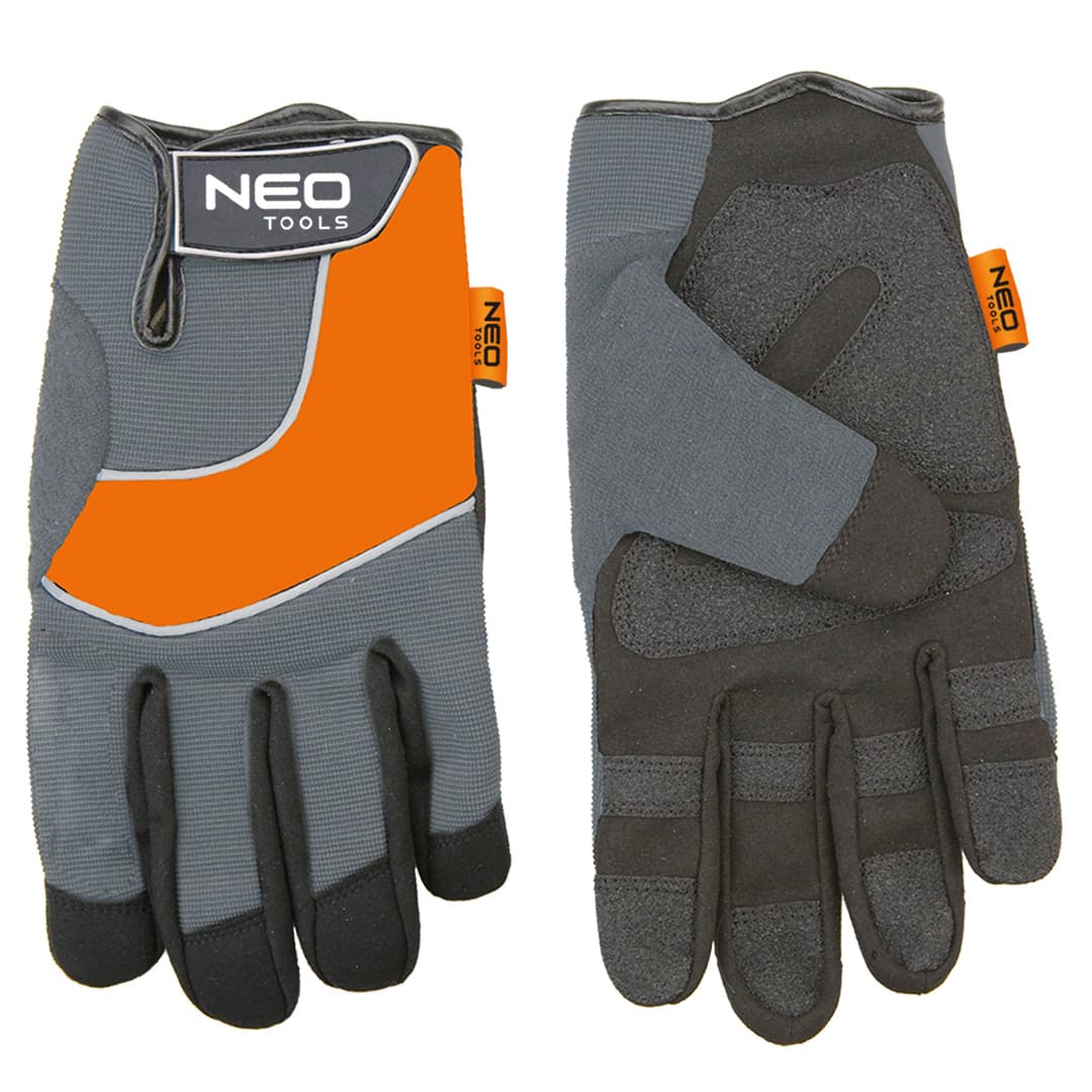 NEO TOOLS delovne rokavice, sintetično usnje, PVC ojačitve, vel. 10"