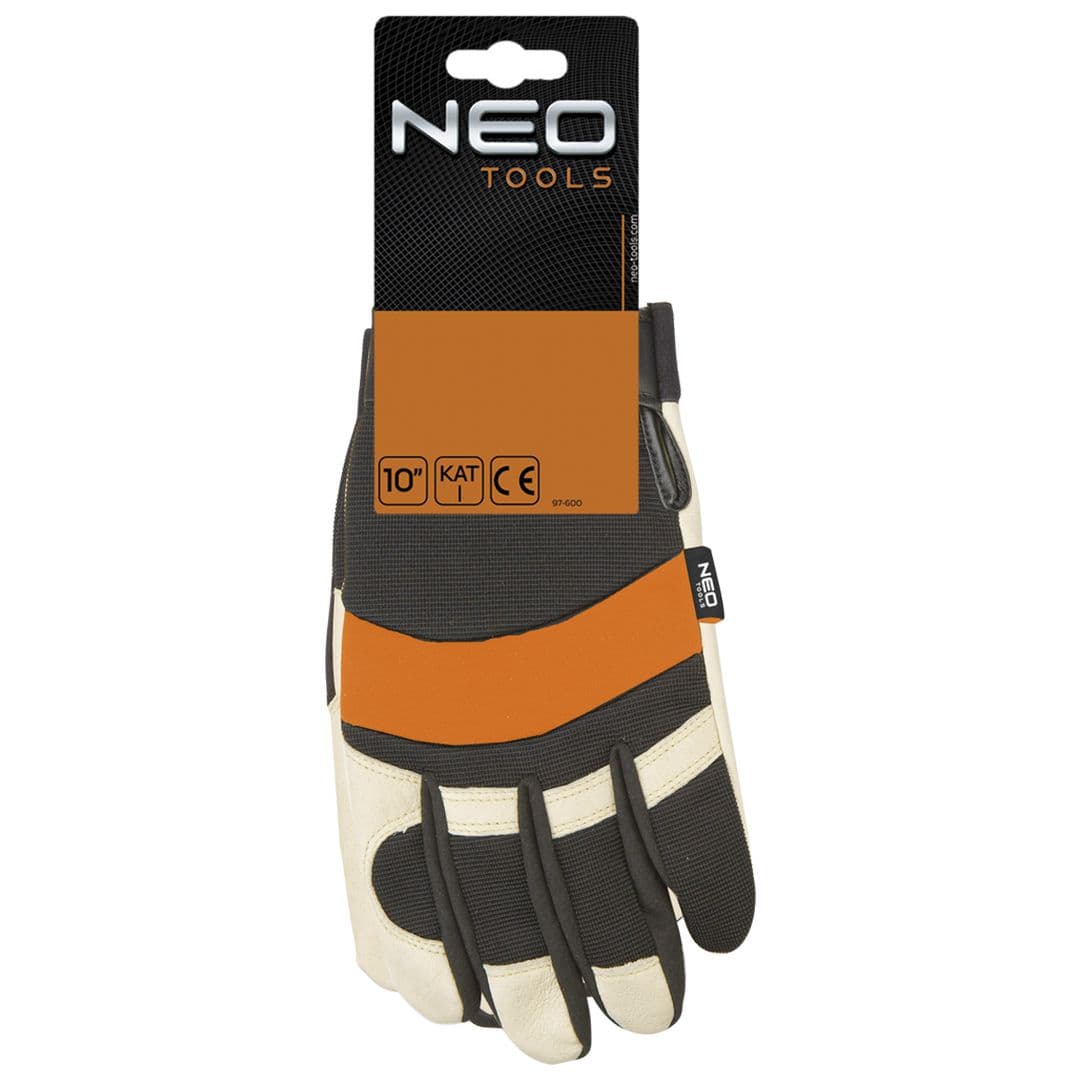 NEO TOOLS delovne rokavice, svinjsko usnje, neopren, vel. 10" 3