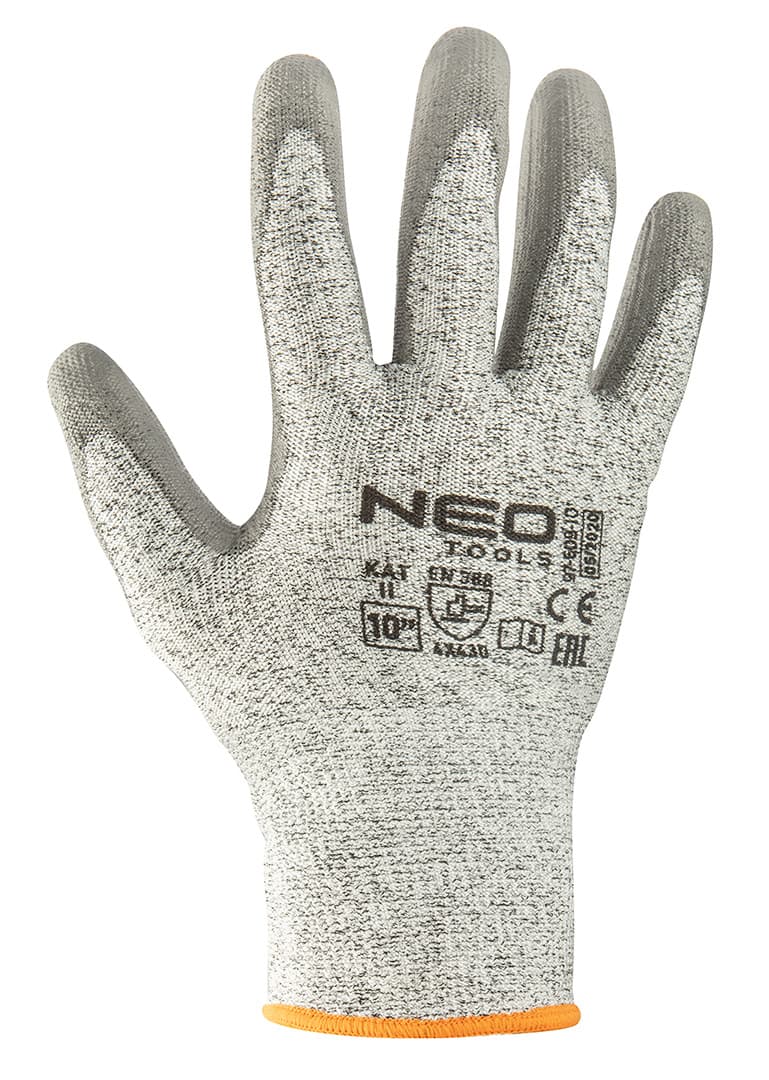 Protipre 5-tih rokavice NEO TOOLS, PU prevleka, 10" 7