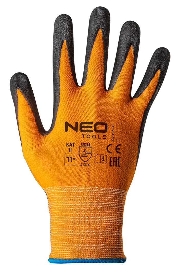 NEO TOOLS Delovne rokavice, najlon, nitrilne točke, vel. 11 2