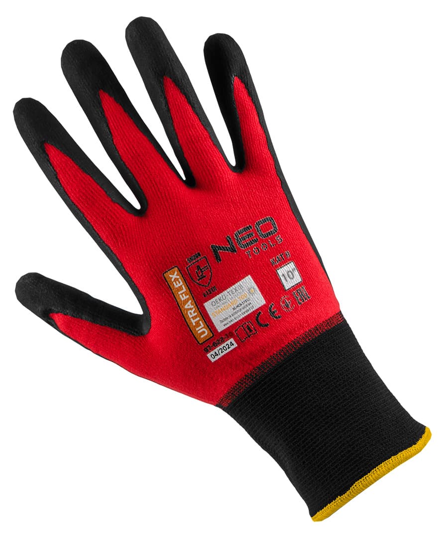 Delovne rokavice NEO TOOLS Ultraflex, najlon-spandex, vel. 10 3