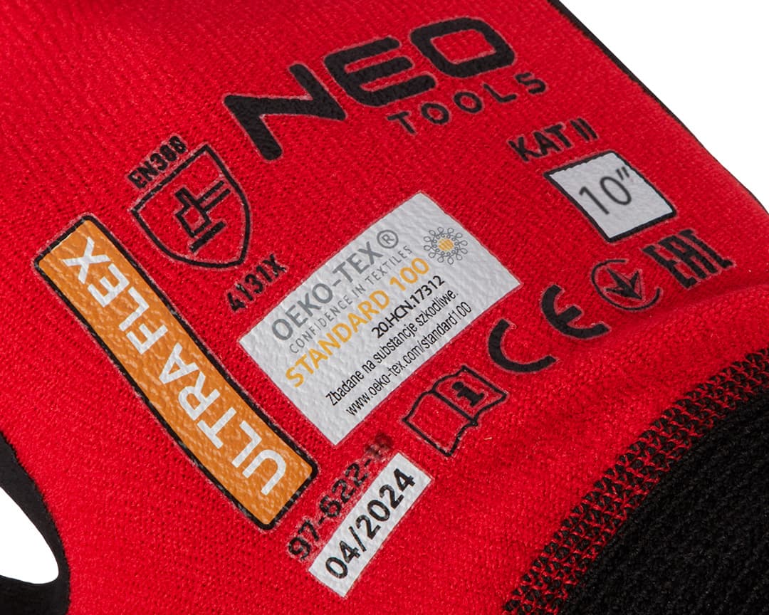 Delovne rokavice NEO TOOLS Ultraflex, najlon-spandex, vel. 10 5