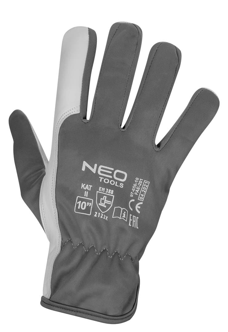NEO TOOLS Delovne rokavice iz kozjega usnja, velikost 10" 2