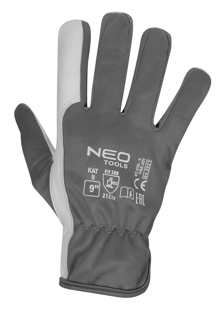 NEO TOOLS delovne rokavice usnjene, vel. 9 2