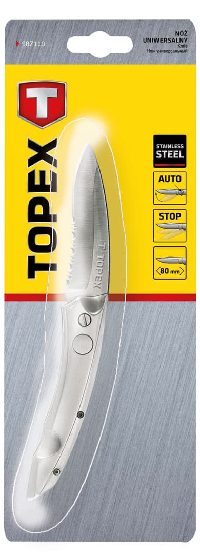 Vzmetni nož TOPEX, rezilo 80 mm 3