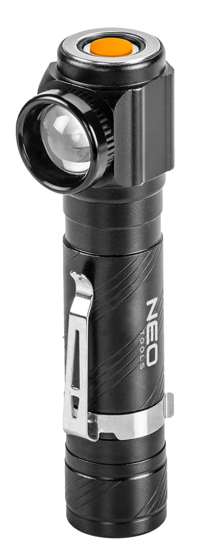 NEO TOOLS Polnilna naglavna svetilka USB, 800 lm, CREE XML-T6 LED 3