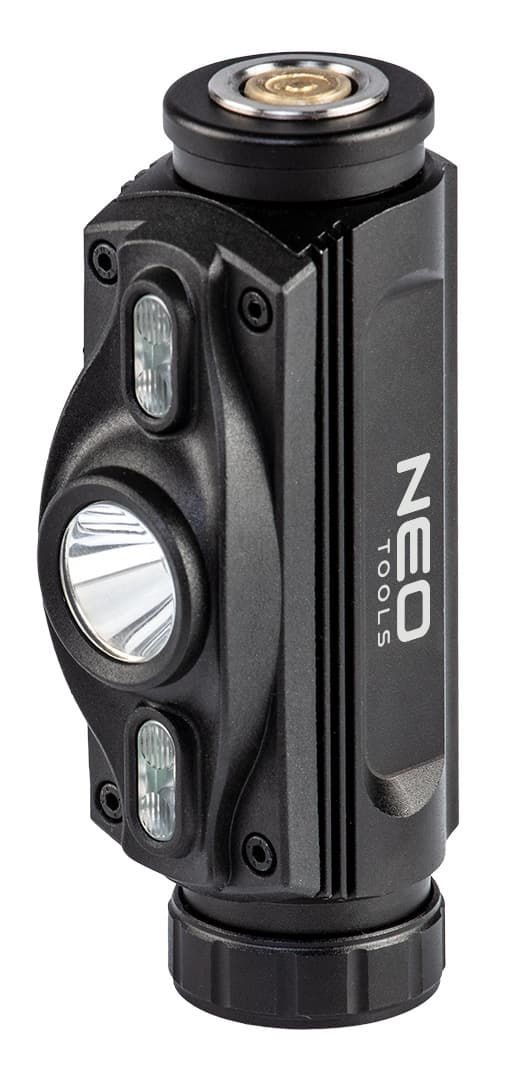 NEO TOOLS Akumulatorska naglavna svetilka 1000 lm, USB, CREE LED 2