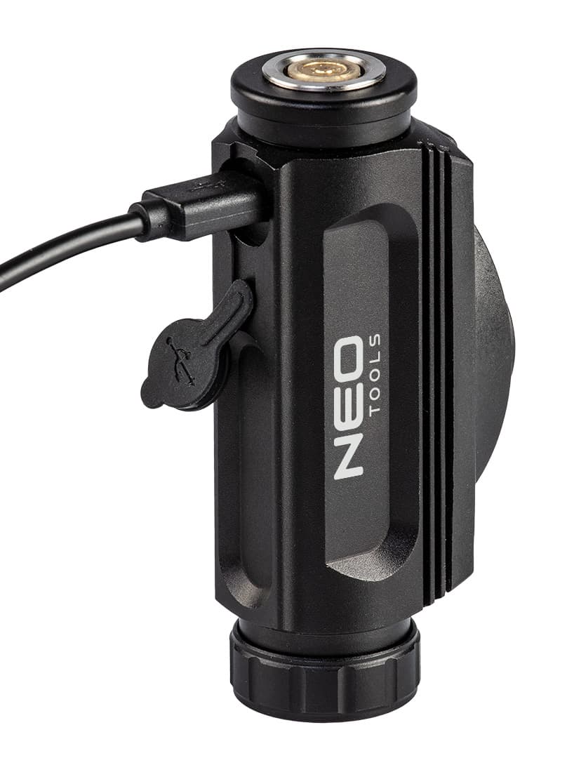 NEO TOOLS Akumulatorska naglavna svetilka 1000 lm, USB, CREE LED 3
