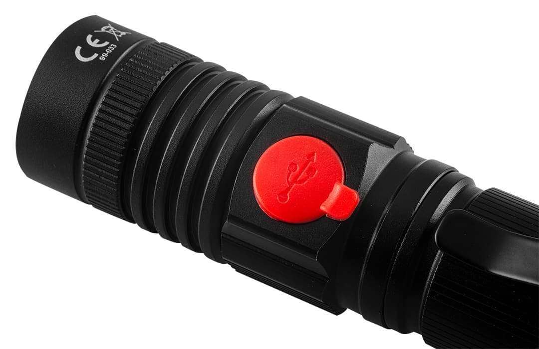 NEO TOOLS Akumulatorska svetilka USB 800 lm, 2v1 CREE T6 LED 2
