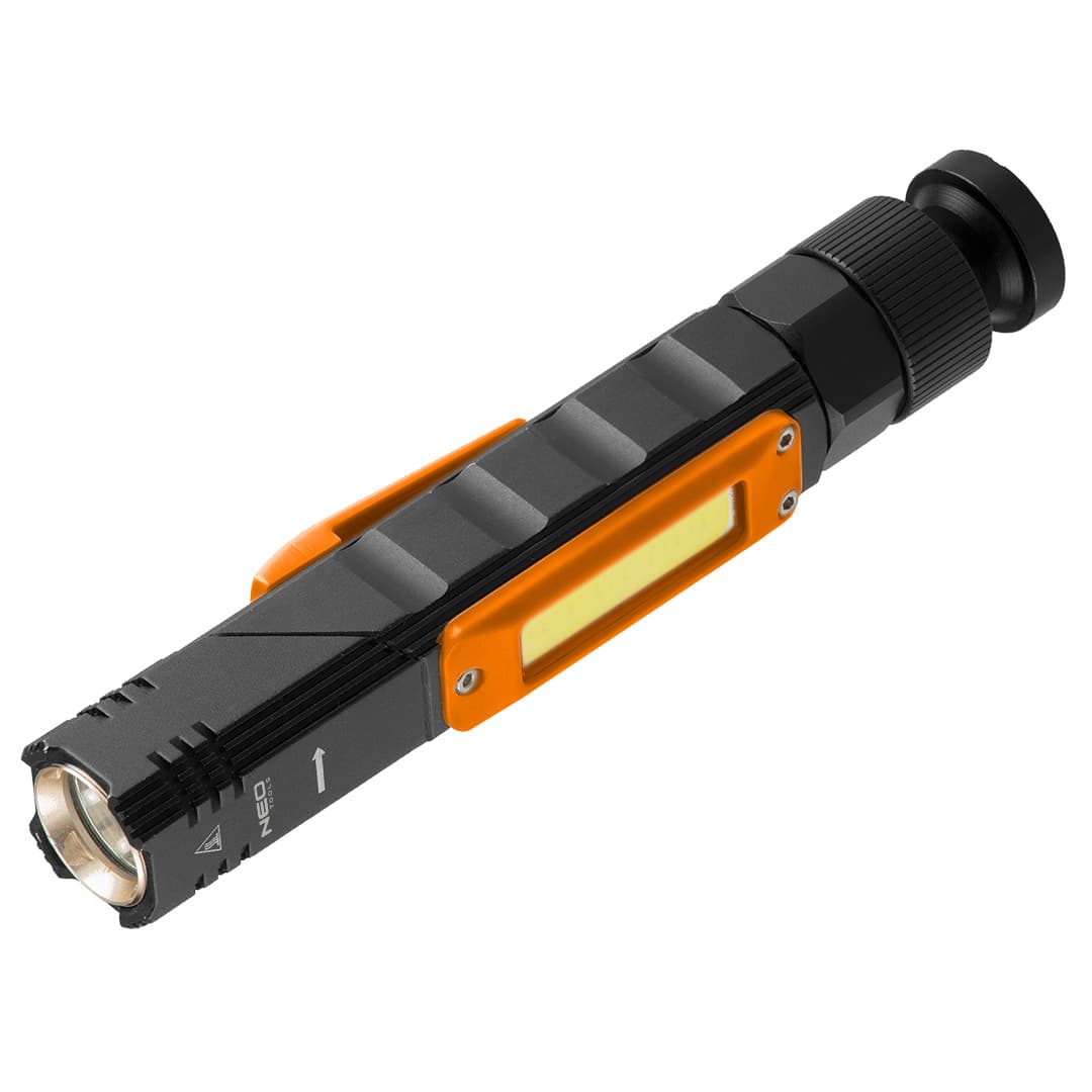 NEO TOOLS Akumulatorska svetilka USB 300 lm, 2v1 CREE XPE + COB LED