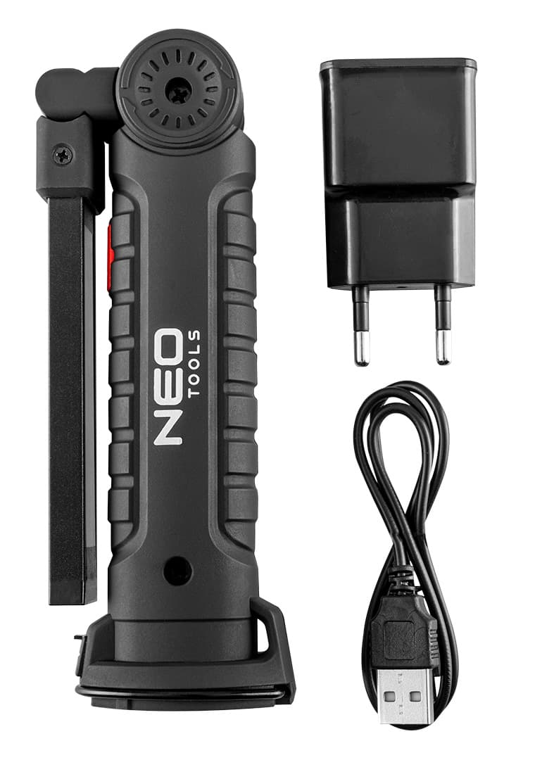 NEO TOOLS Akumulatorska delavna svetilka 200 lm COB + LED 2