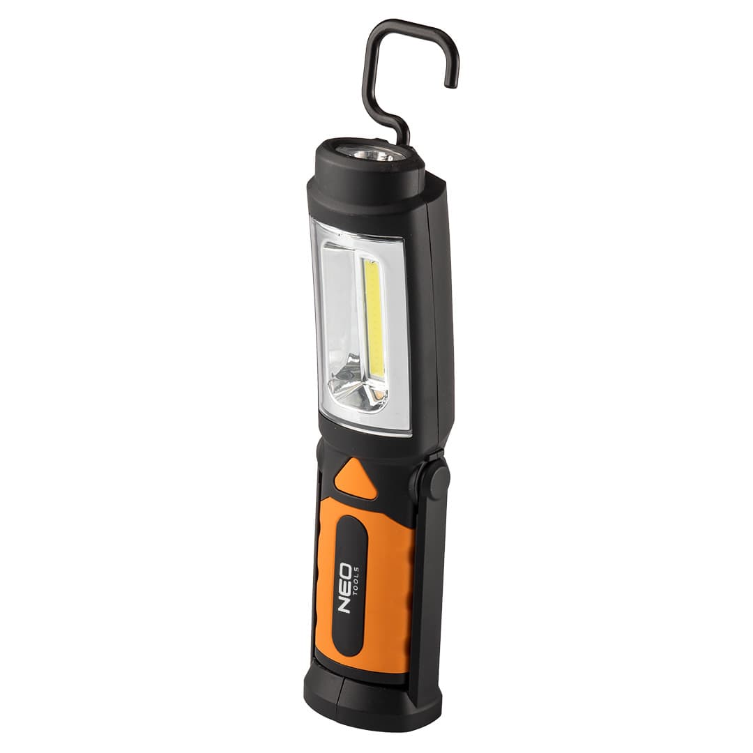 NEO TOOLS Baterijska delovna svetilka, 300 lm COB LED, 2w1