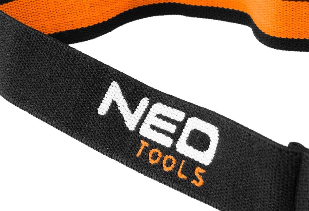 NEO TOOLS Naglavna svetilka, USB, 180 lm, COB LED + senzor 7