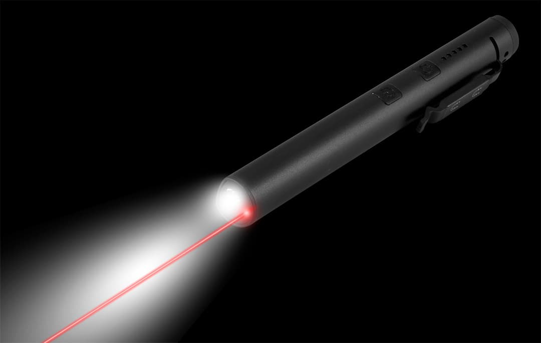 Pregledna LED svetilka NEO TOOLS 450 lm, UV, laser + USB-C 6