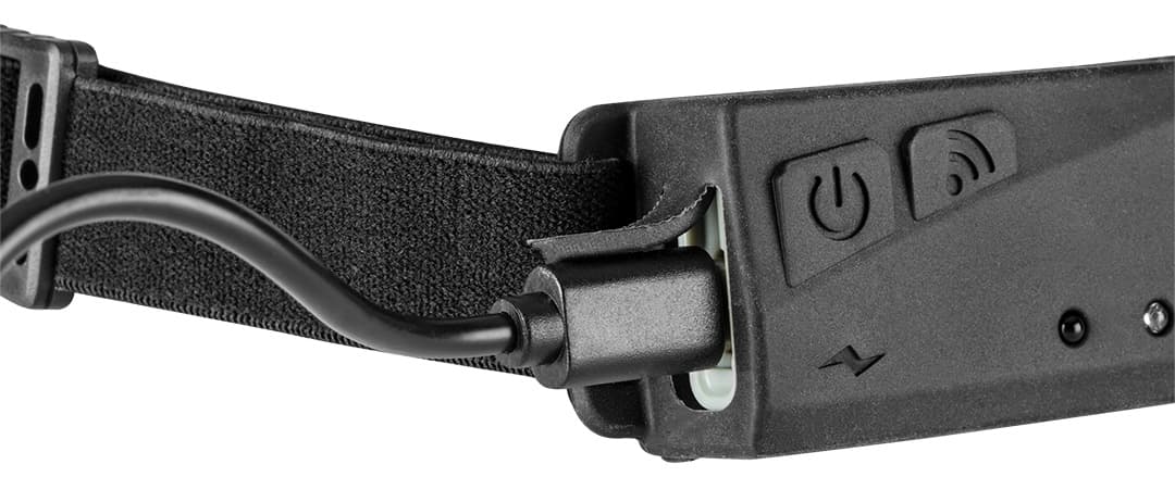 NEO TOOLS naglavna svetilka LED, polnilna, 2v1 4