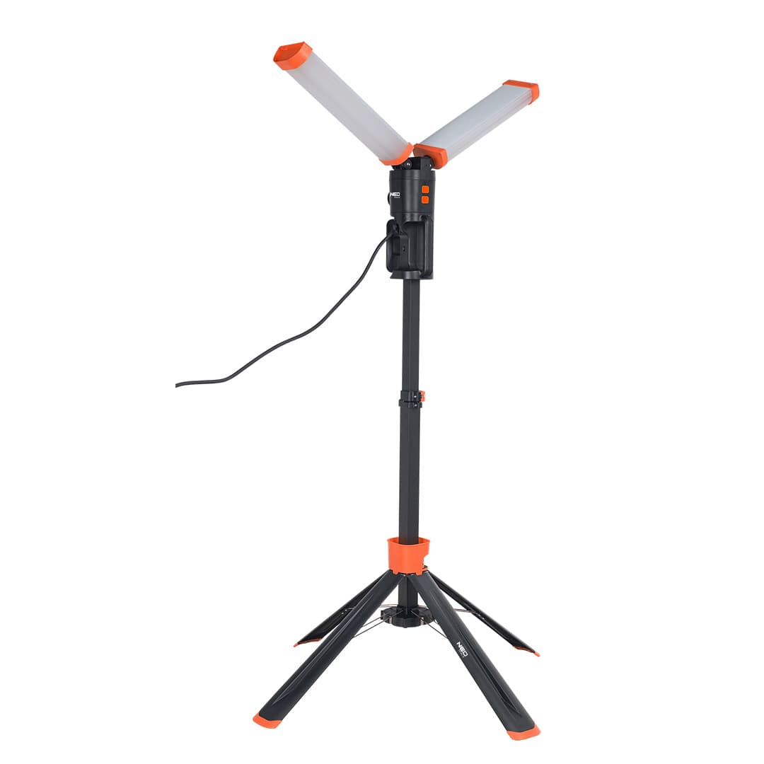 NEO TOOLS zložljiva dvojna LED delovna svetilka, 2x4300 lm