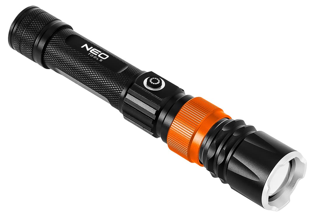 Polnilna LED svetilka NEO TOOLS 3v1 (ročna, namizna, reflektor) 5