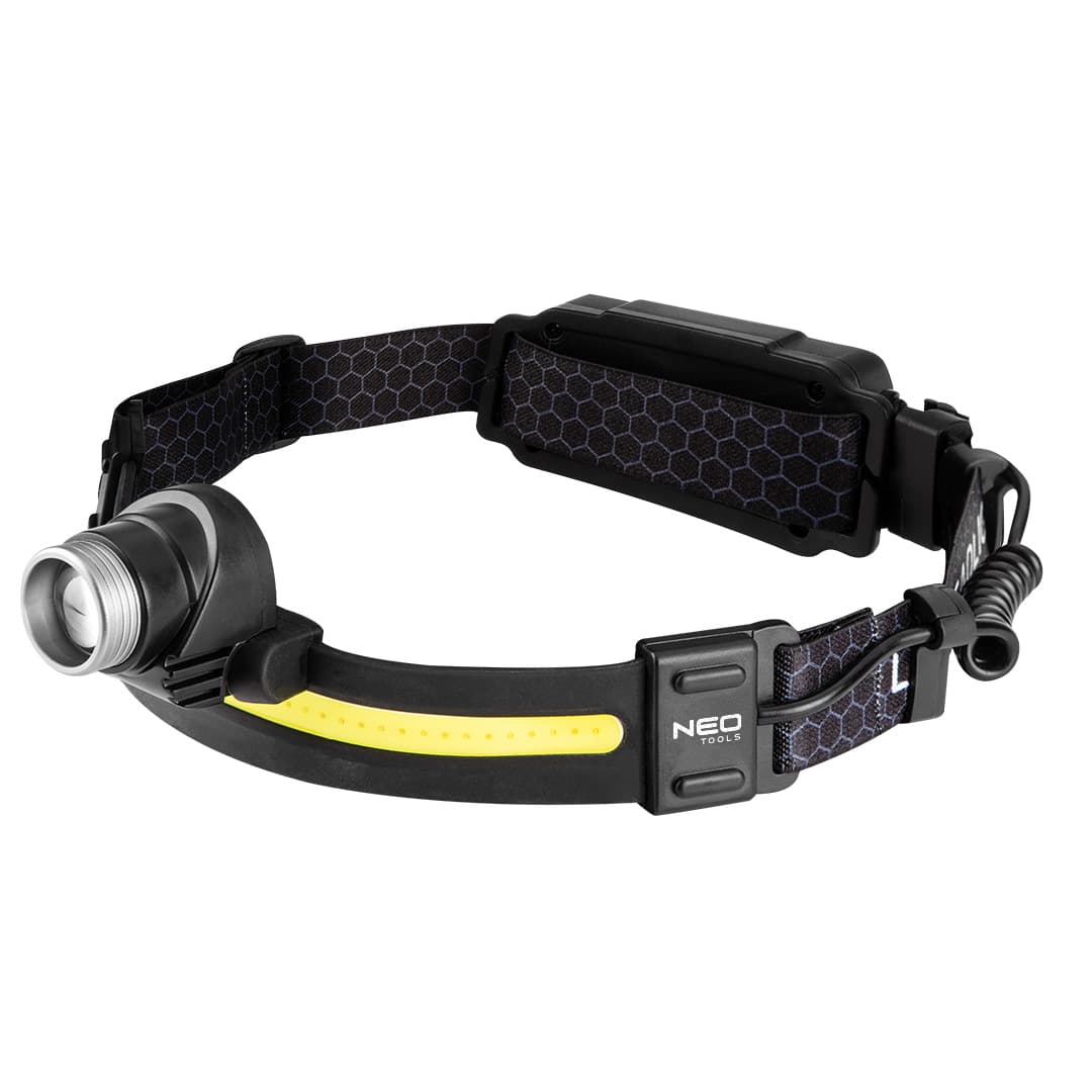 NEO TOOLS BELT 2.0 LED naglavna svetilka, 800 lm, senzor gibanja