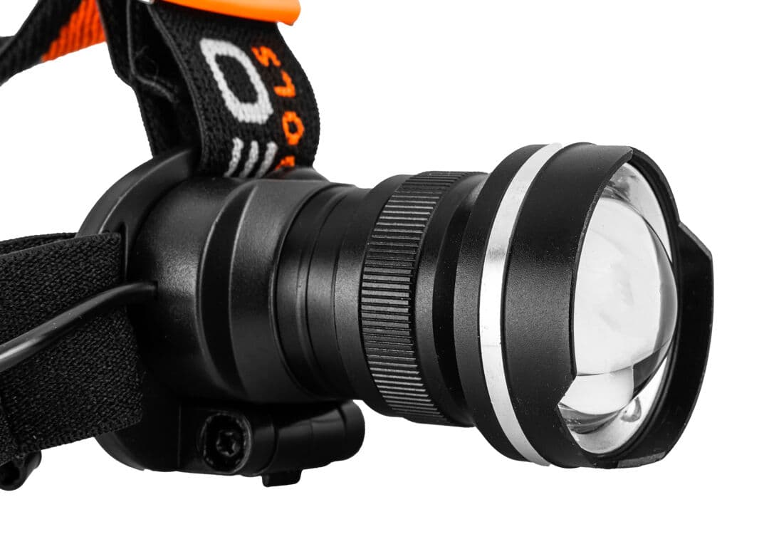 NEO TOOLS Naglavna svetilka 400 lm, zoom, CREE R5 8