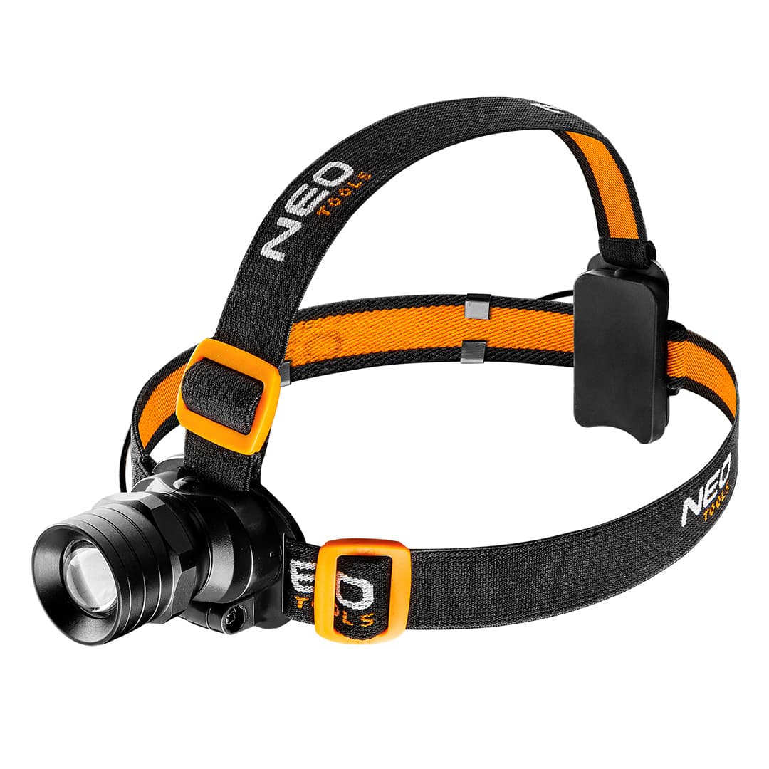 Naglavna svetilka GRAPHITE 250 lm, zoom, CREE XPE, AAA