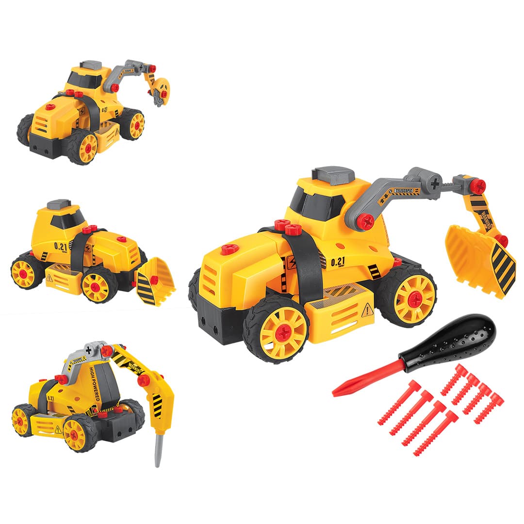 Gradbena igrača 4 v 1: Bagre za otroke NEO TOOLS