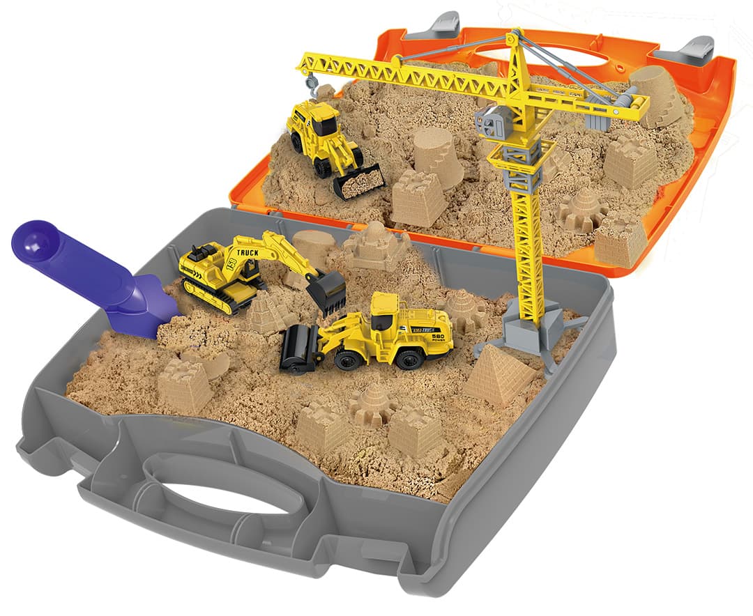 Igrača "Gradbišče" z obrtnim peskom NEO TOOLS, v kovčku 5