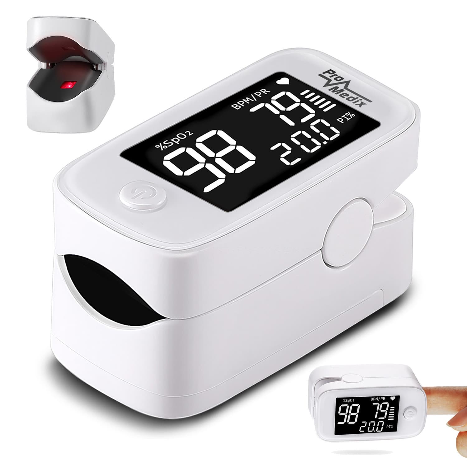 Medicinski pulzni oksimeter Promedix PR-870 s HD LED zaslonom