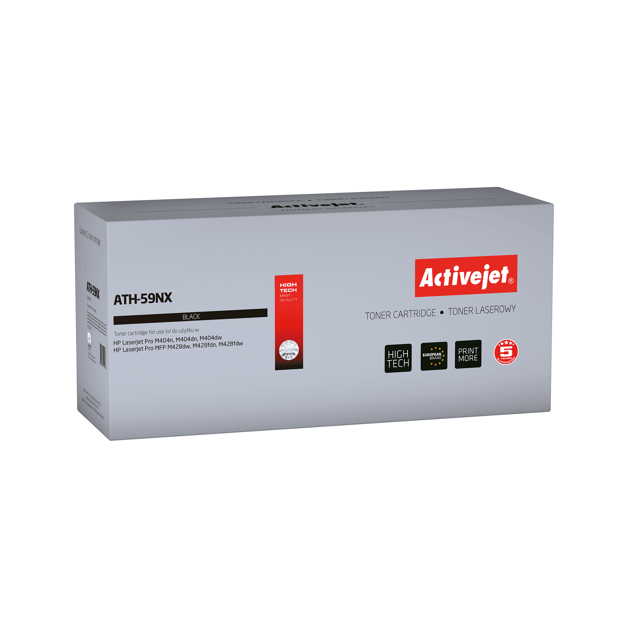 Zunanji toner Activejet za HP (59X CF259X), črn, z čipom