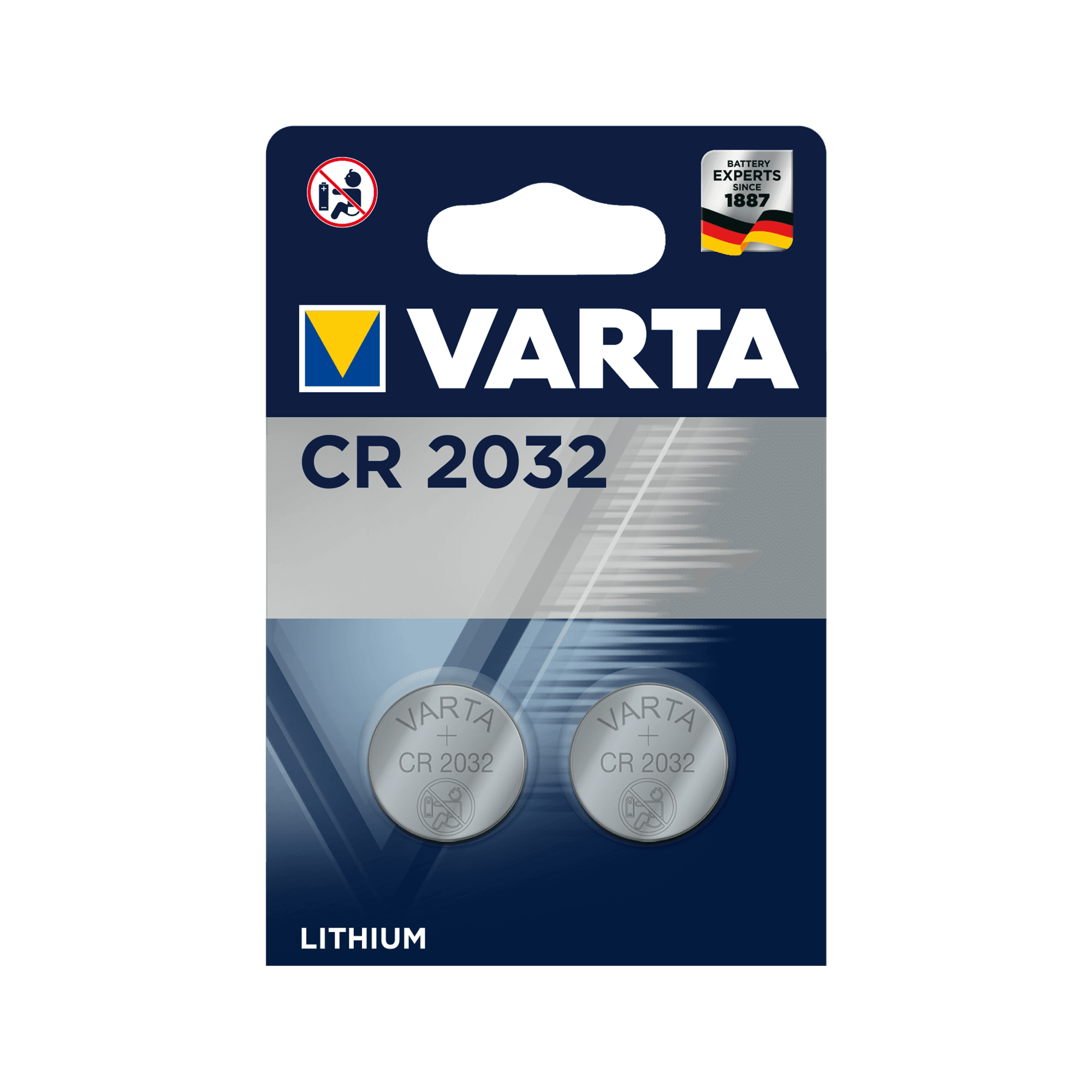 Varta Baterija CR2032, 3V, 2 kosa v pakiranju