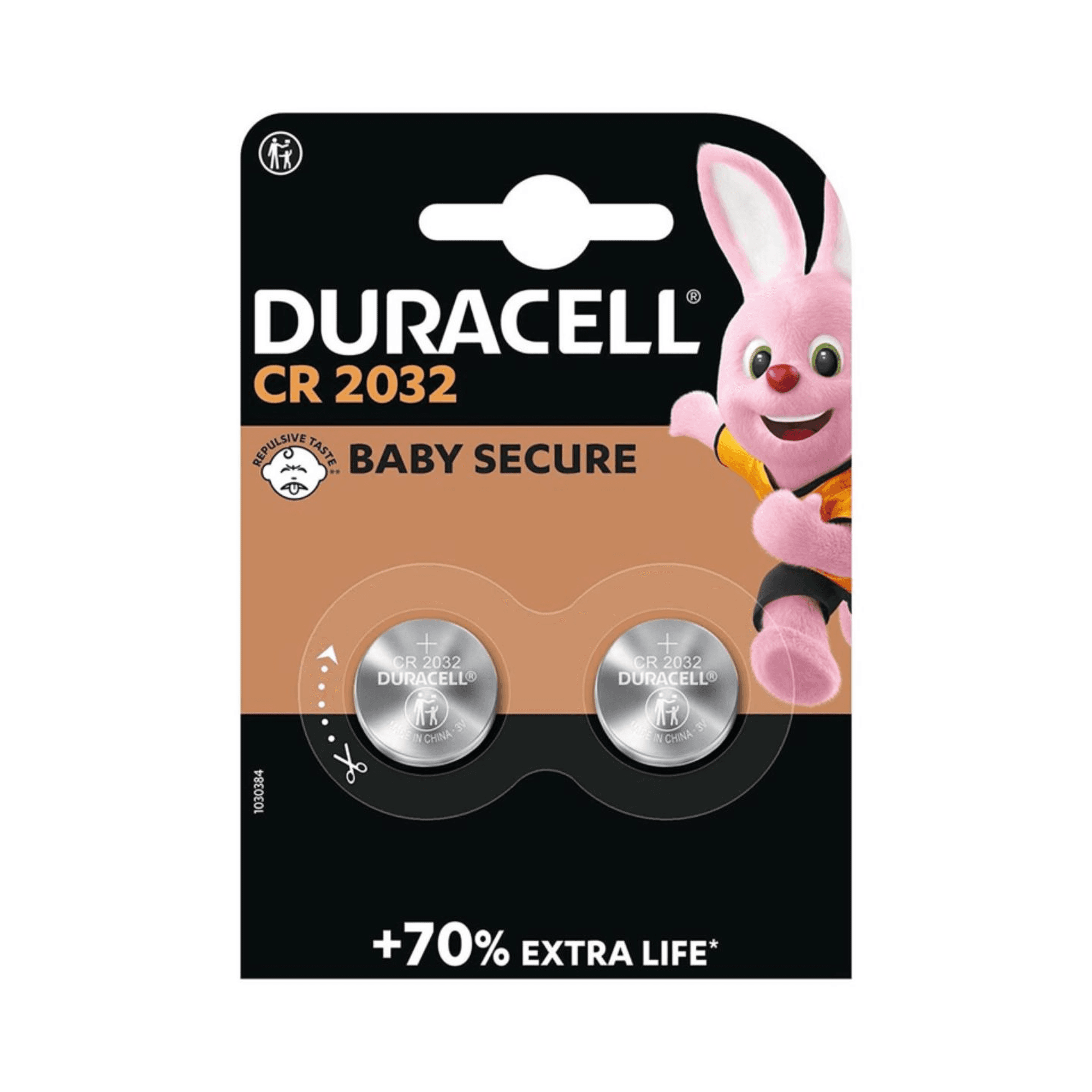 Duracell litijeva baterija DL2032, 2 kos.