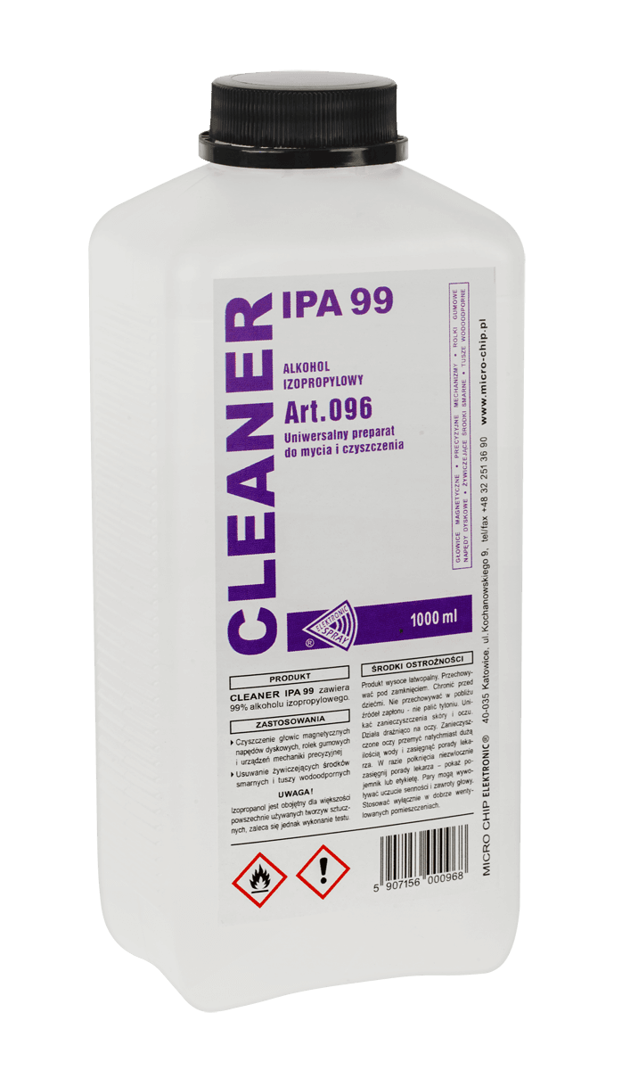 Micro chip Čistilni alkohol IPA 99%, 1L