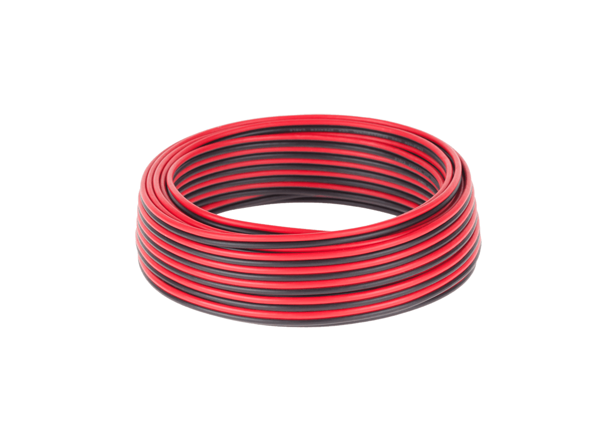 Zvočniški kabel CCA 0.75mm², črno-rdeč, 10m