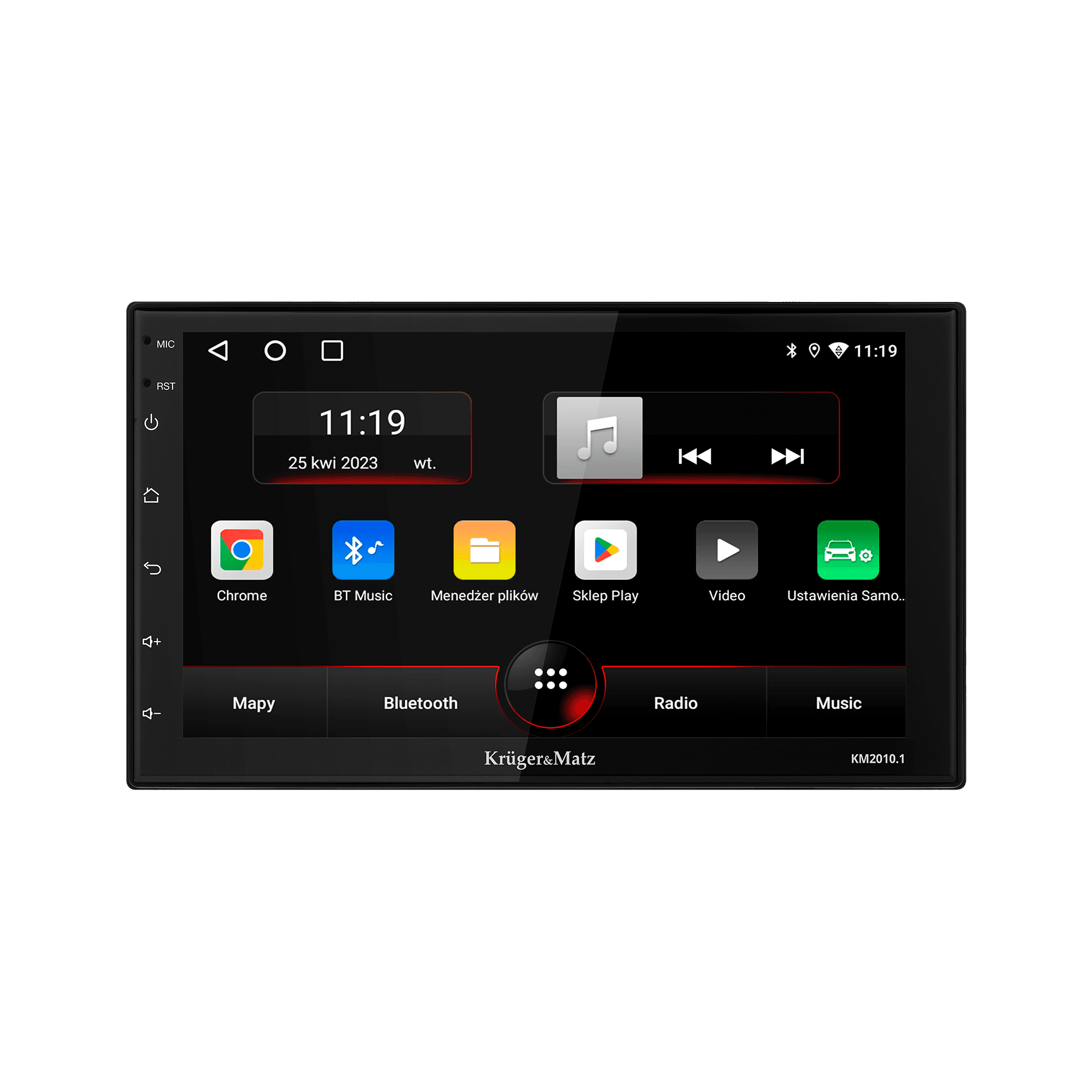 Avtoradio Kruger&Matz KM2010 z CarPlay/Android Auto