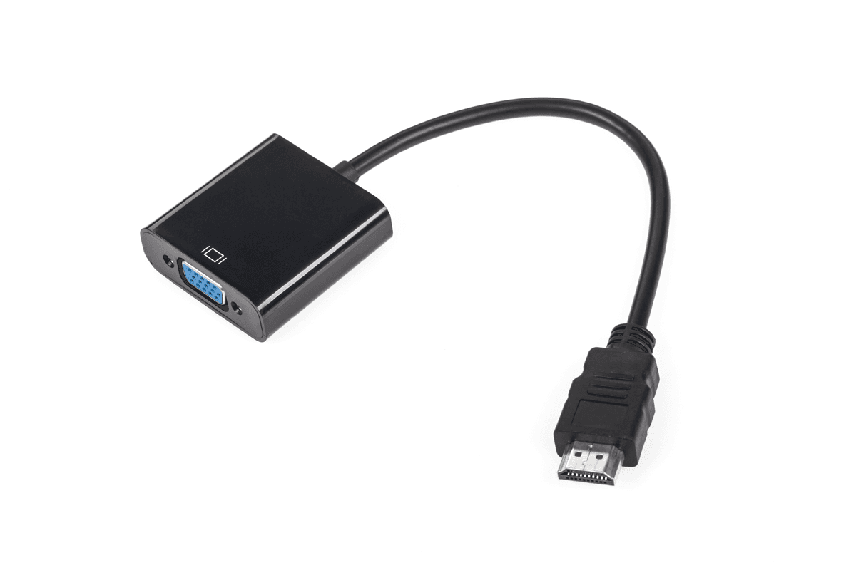 Cabletech HDMI (M) na VGA (Ž) adapter, 1080p, 20cm
