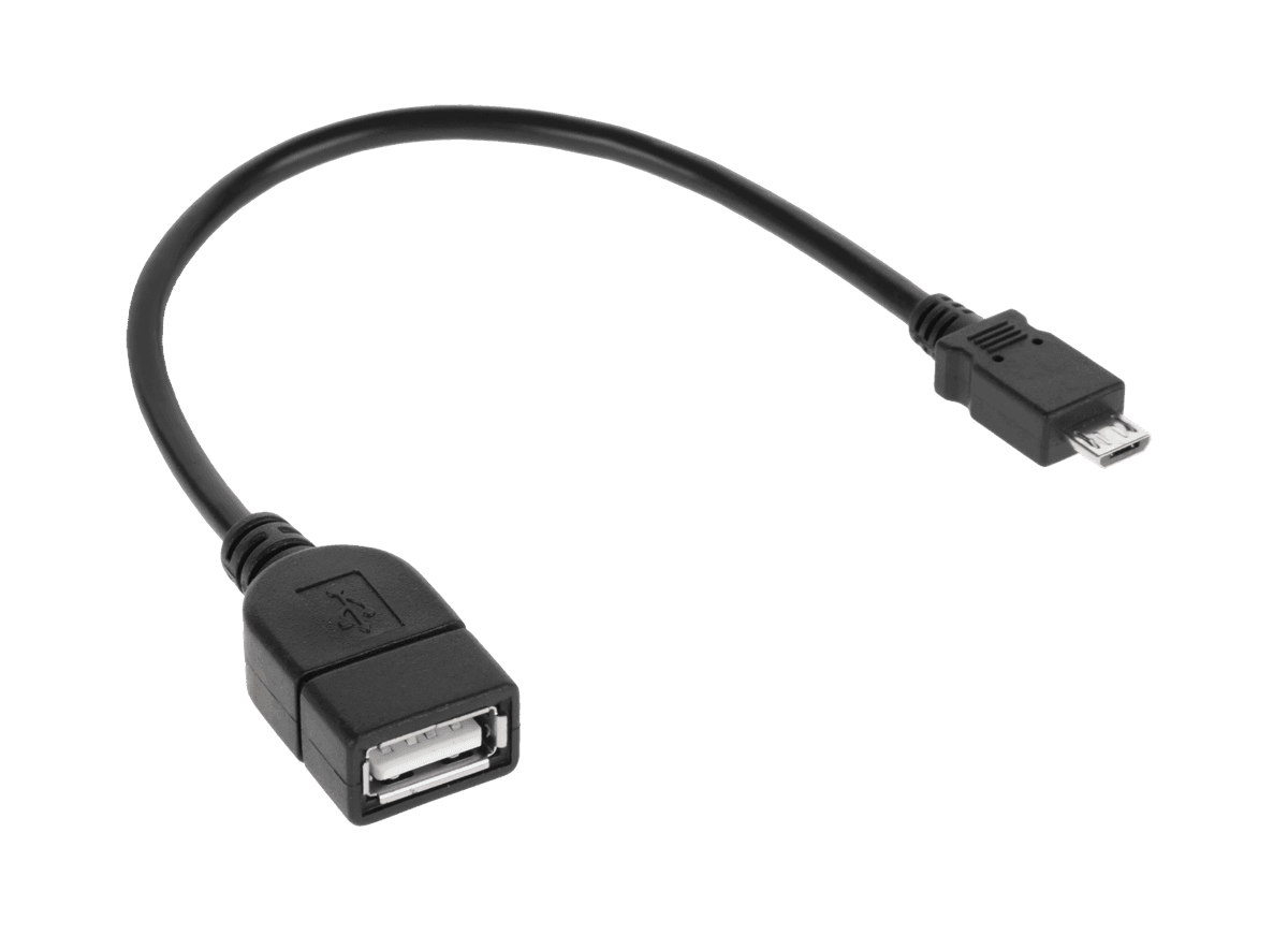 Kabel USB A - Micro USB Cabletech, 20 cm