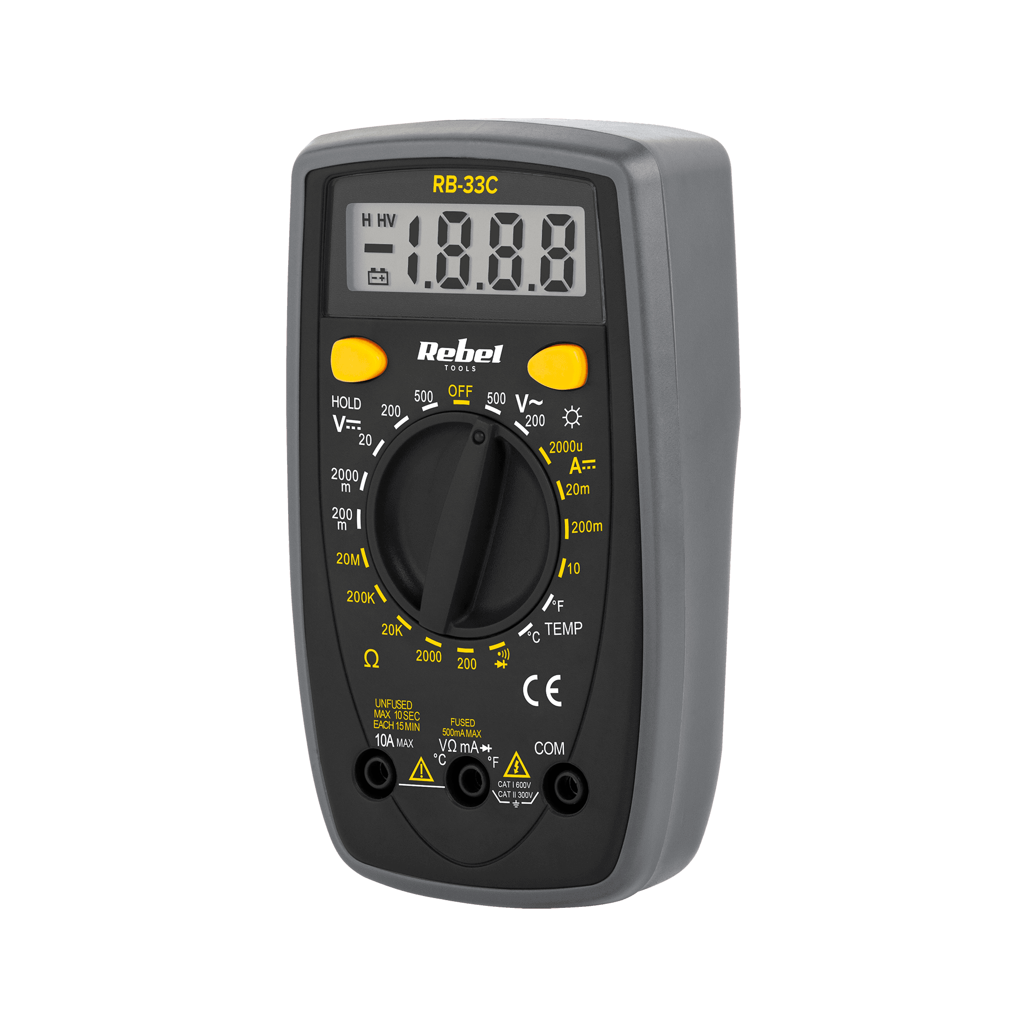 Rebel univerzalni merilnik RB-33C (s temp. funkcijo)